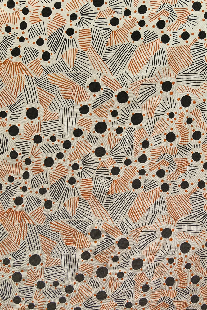 Man-galagun (Crab Creek) on Tencel Linen - Martha Lee