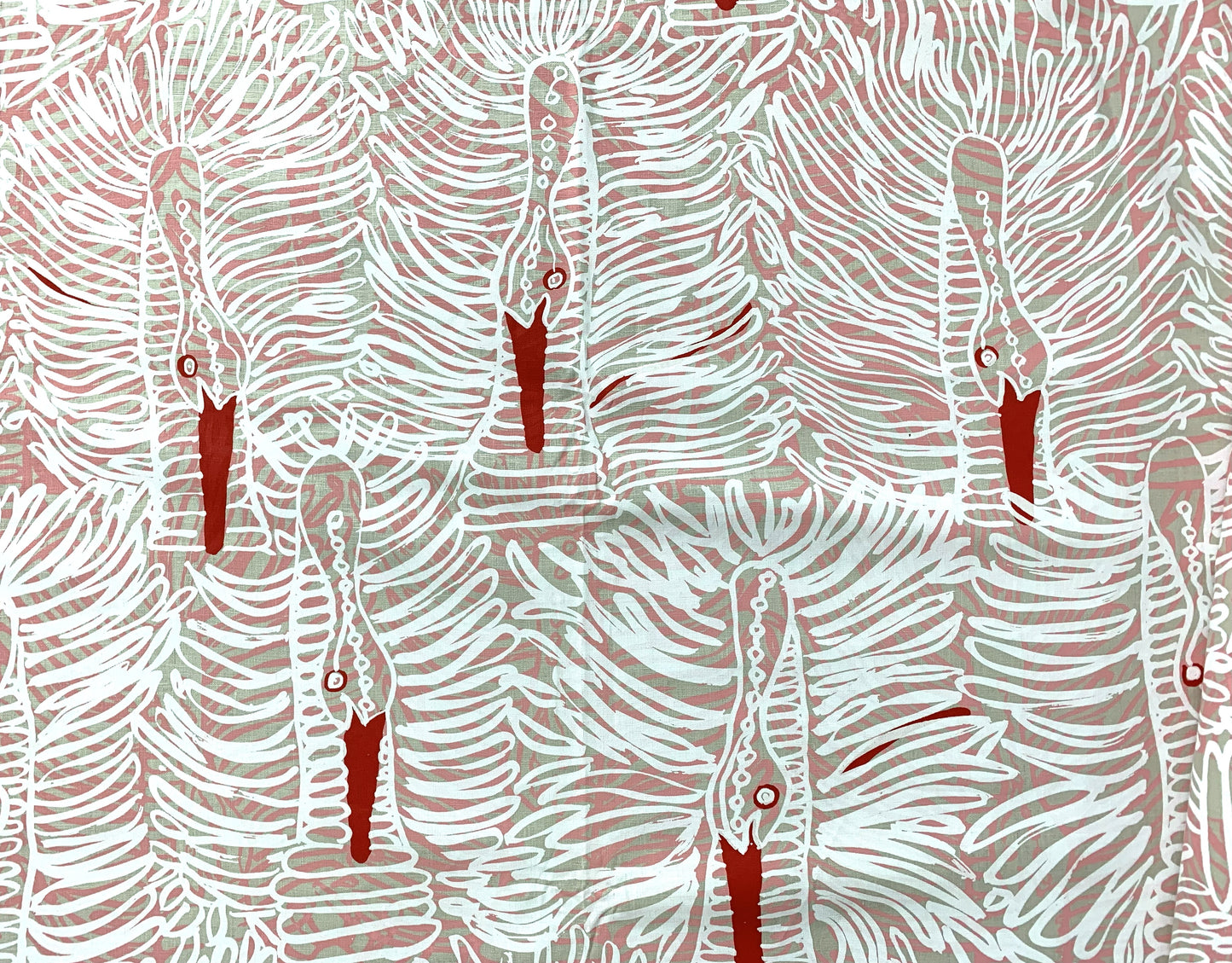 Marlee (Swan) on Birch Linen - Dena Gower